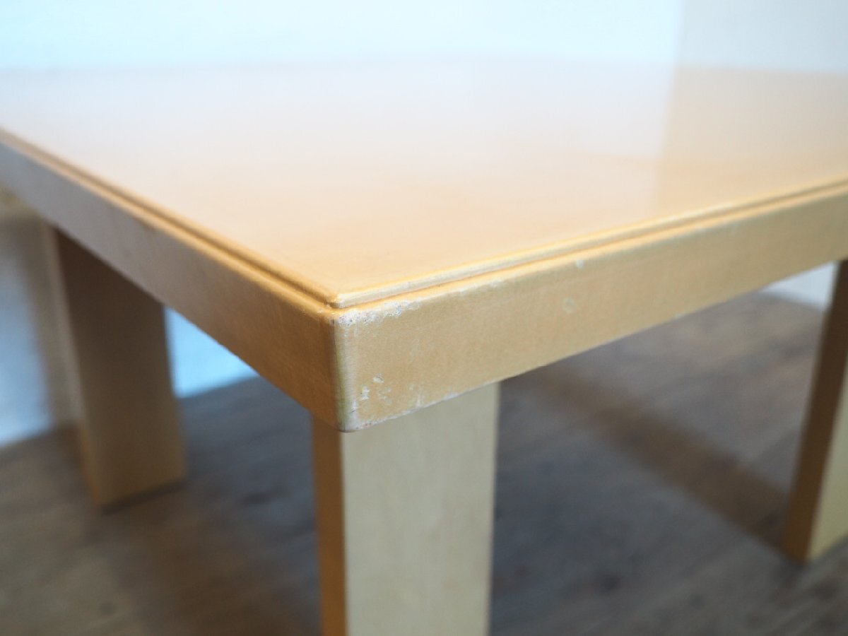 taG0043*③ настольный W80cm×D80cm* Tendo Mokko. ретро центральный стол *Tendo стол низкий стол низкий столик pra i дерево искривление . дерево Cafe кофейня N сосна 