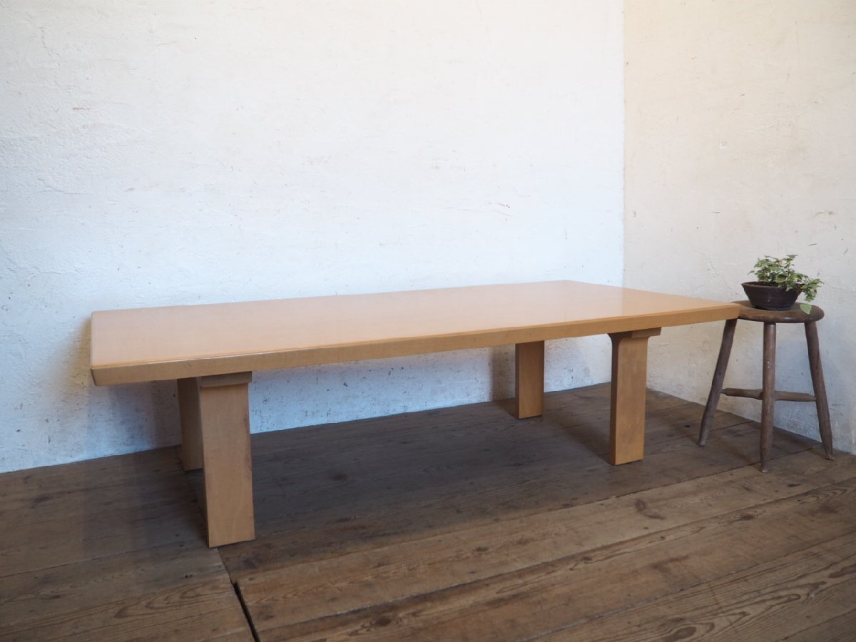 taG0031*① настольный W160cm×D80cm* Tendo Mokko. ретро центральный стол *Tendo стол низкий стол низкий столик pra i дерево искривление . дерево low стол R сосна 