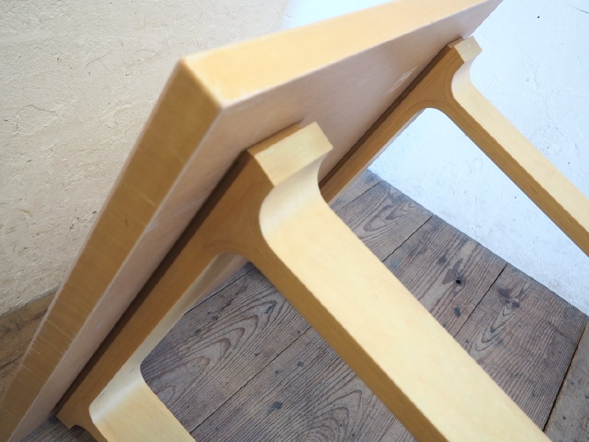 taG0043*③ настольный W80cm×D80cm* Tendo Mokko. ретро центральный стол *Tendo стол низкий стол низкий столик pra i дерево искривление . дерево Cafe кофейня N сосна 