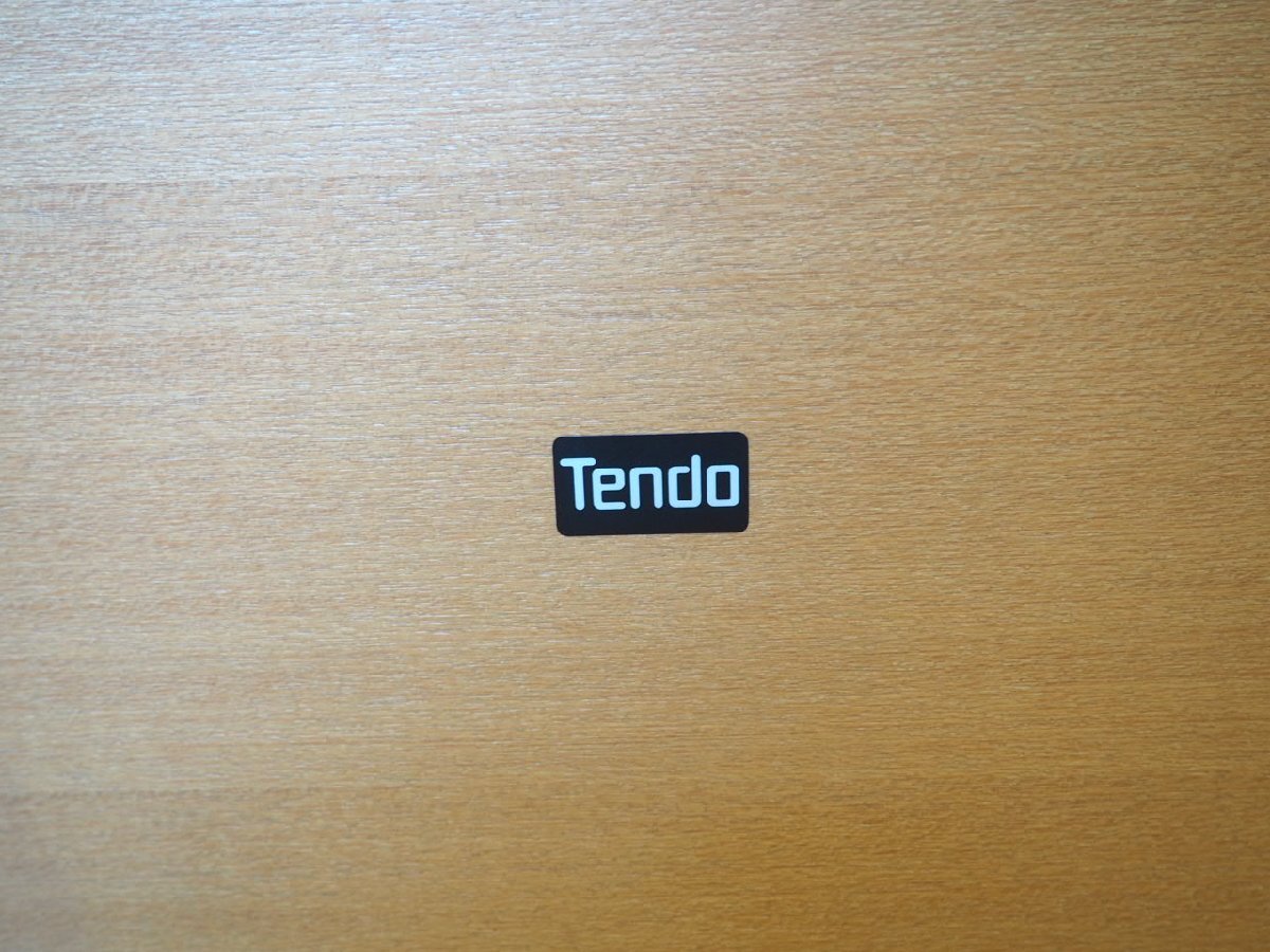 taG0043*③ настольный W80cm×D80cm* Tendo Mokko. ретро центральный стол *Tendo стол низкий стол низкий столик pra i дерево искривление . дерево Cafe кофейня N сосна 