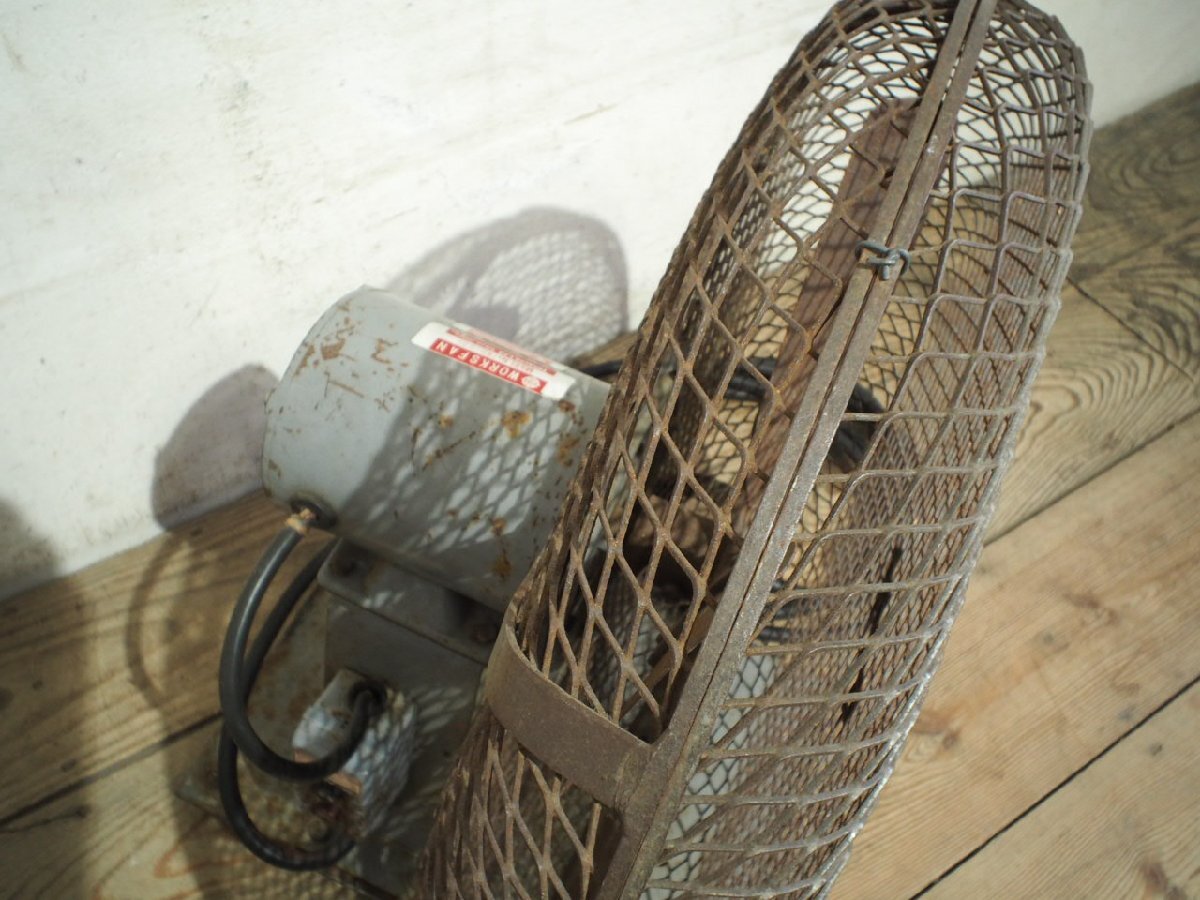 ta груз F0740* диаметр 54cm* Vintage * подлинная вещь. ретро старый металлический. вентилятор * Hitachi промышленность серия вентилятор вытяжной вентилятор вентилятор железный HITACHI K(yaB).4