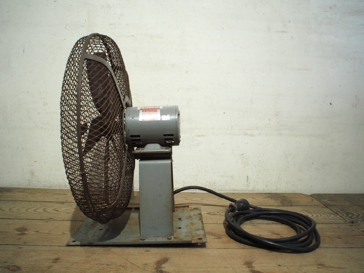ta груз F0740* диаметр 54cm* Vintage * подлинная вещь. ретро старый металлический. вентилятор * Hitachi промышленность серия вентилятор вытяжной вентилятор вентилятор железный HITACHI K(yaB).4