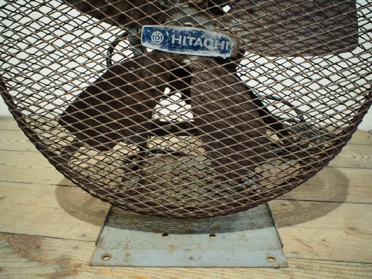 ta груз F0740* диаметр 54cm* Vintage * подлинная вещь. ретро старый металлический. вентилятор * Hitachi промышленность серия вентилятор вытяжной вентилятор вентилятор железный HITACHI K(yaB).4