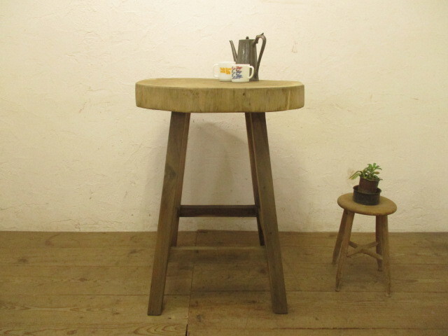 ta груз H468*⑱H98,5cm* -слойный толщина . структура .. большой из дерева стол * Cafe счетчик балка садоводство натуральный стиль натуральный жизнь Q(yaD) сосна 