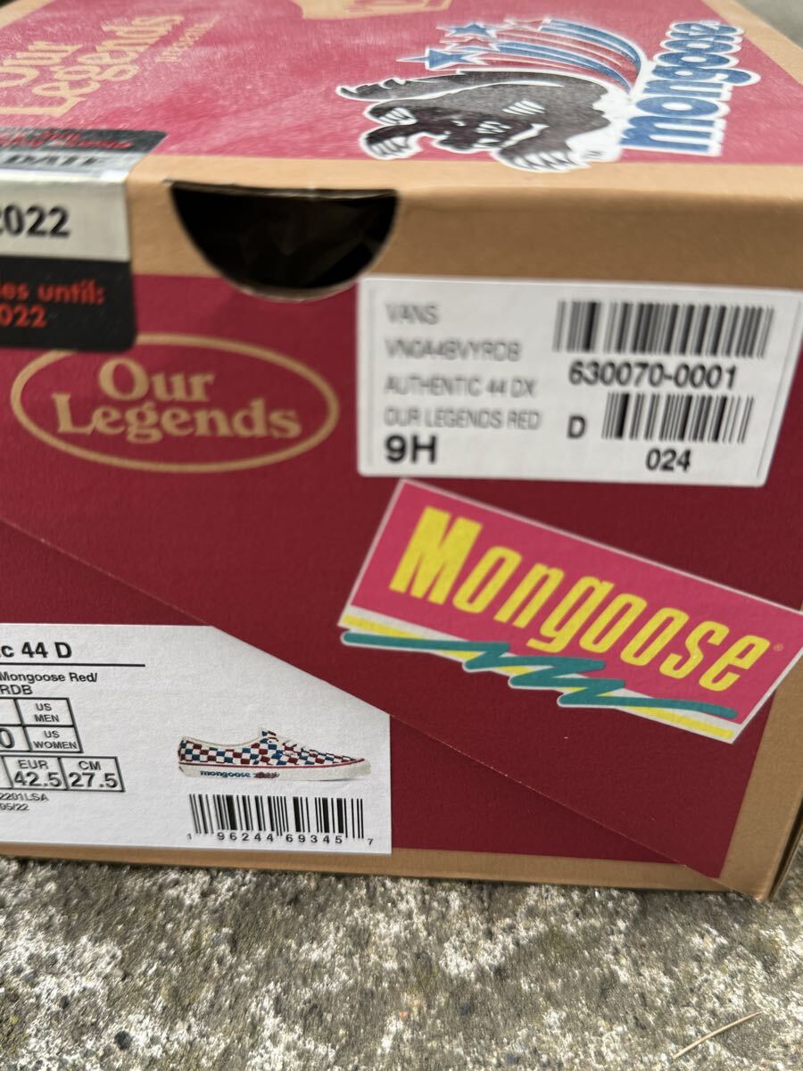 VANS オーセンティック マングース アナハイム ファクトリー コレクション　新品　1円スタ_画像6