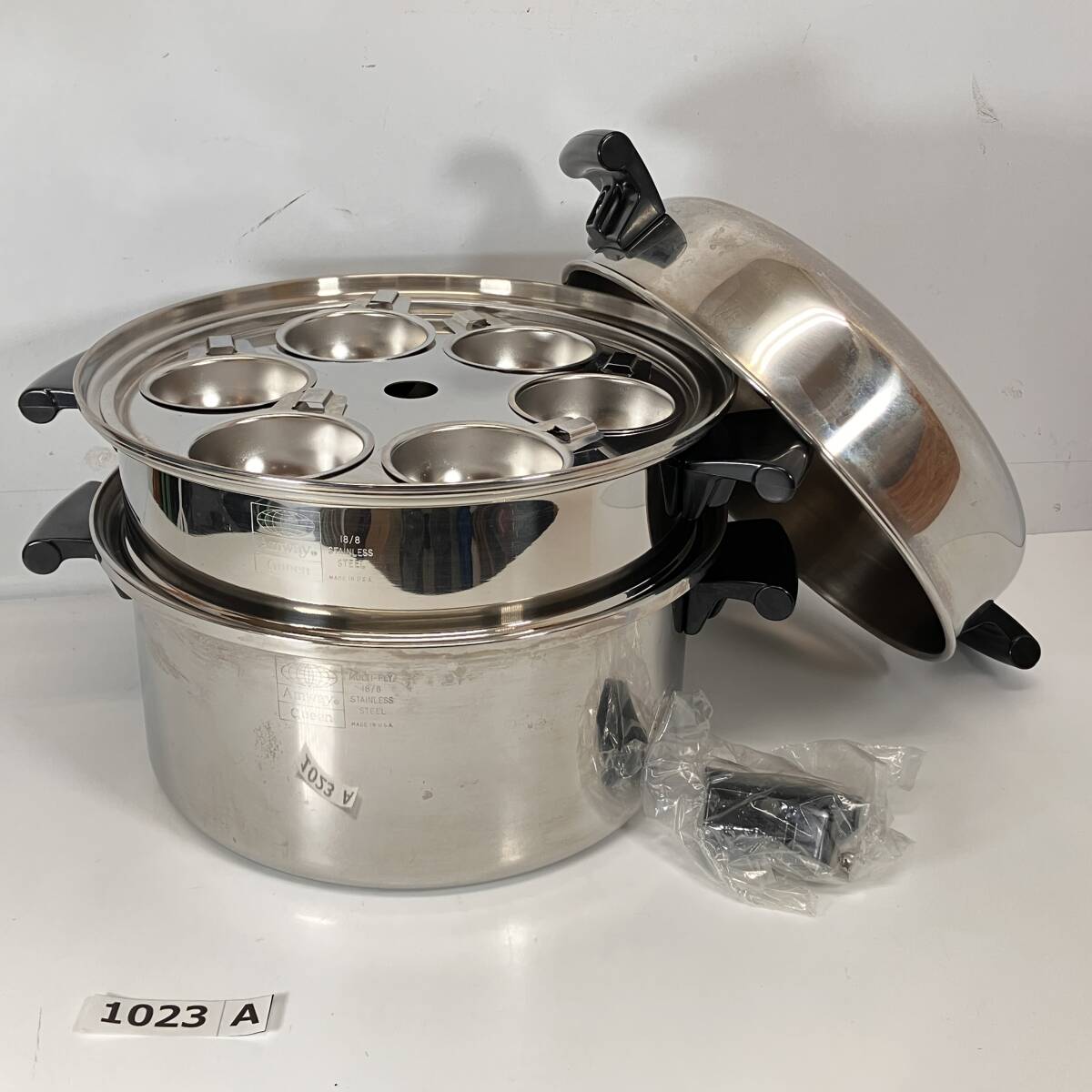 (.)Amway/ Amway Queen Queen 6L айнтопф хлеб комплект кастрюля с двумя ручками купол type покрытие универсальный cup отпариватель кухонная утварь (I)1023A