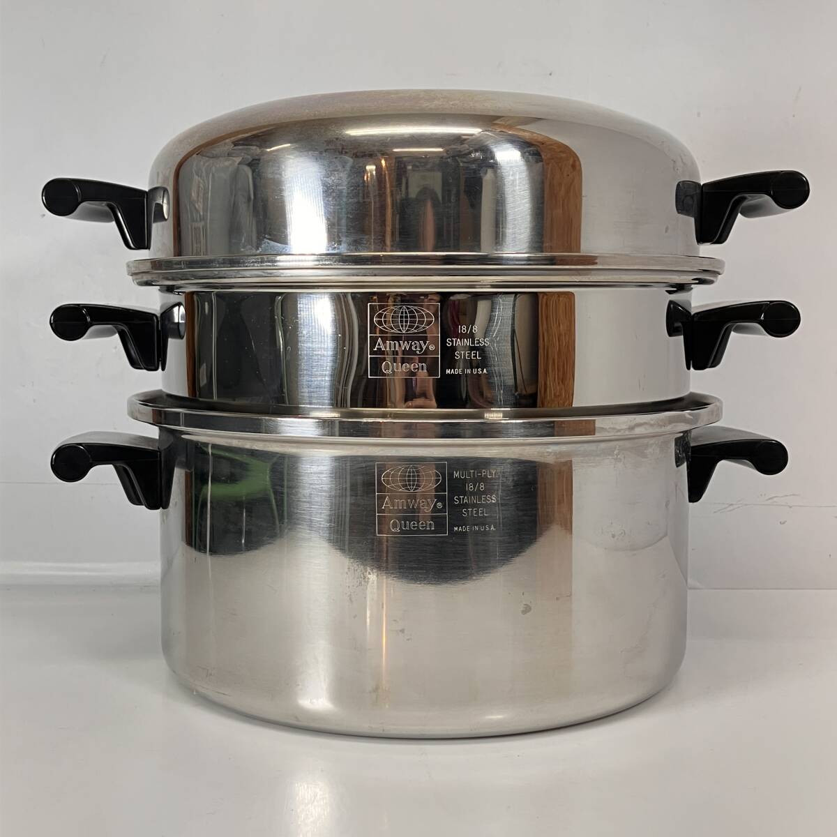 (.)Amway/ Amway Queen Queen 6L айнтопф хлеб комплект кастрюля с двумя ручками купол type покрытие универсальный cup отпариватель кухонная утварь (I)1023A