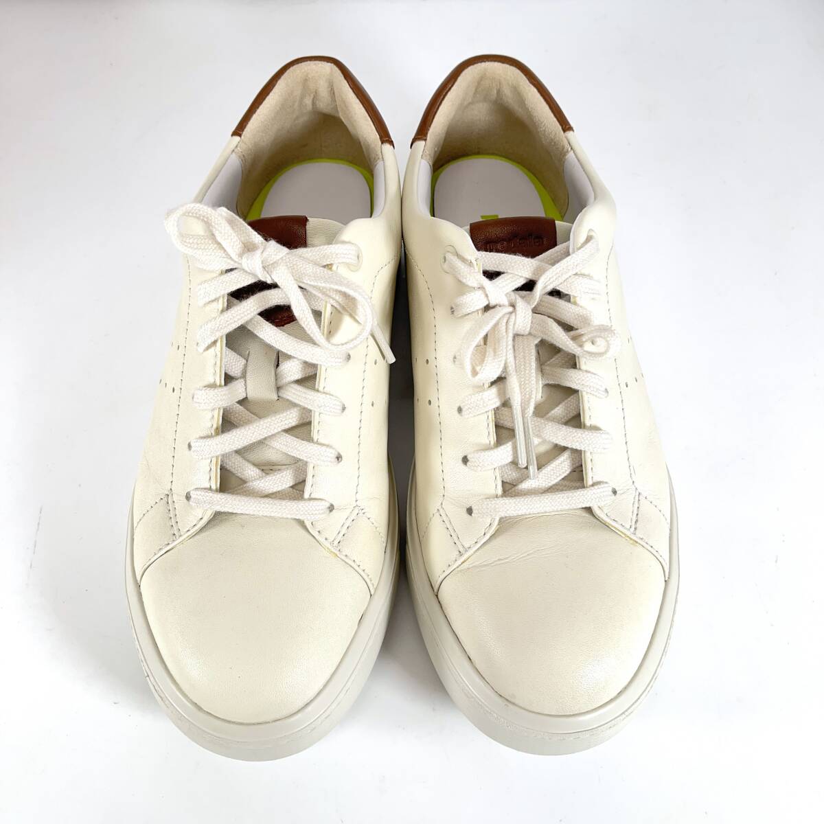 (.)[ прекрасный товар ]ASICS/ Asics pedala Light X/pedala кожа спортивные туфли UC211H 24.0cm "теплый" белый с коробкой инструкция по эксплуатации (o)1103C