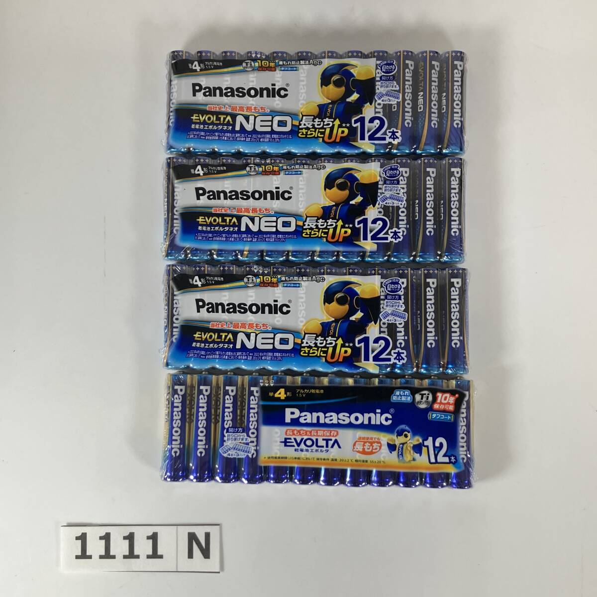 .) новый товар бесплатная доставка * Panasonic evo ruta/ evo ruta Neo одиночный 4 форма щелочные батарейки 1 2 шт P×4( итого 48шт.@) много суммировать EVOLTA 2032 год после (I)1111N