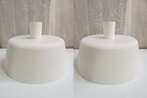無印良品 MUJI ペンダントライト台形 MJ-PD42A-W シェード・コード・フランジ・ホワイト LED 点灯確認済_画像5