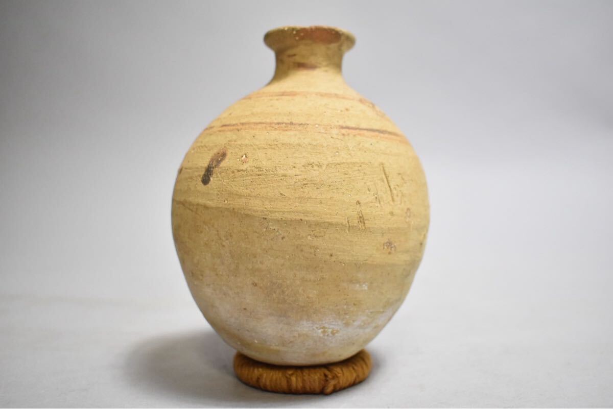 【英】A1200 時代 インカ彩文土器 ペルー アンデス 彩陶 土器 発掘 壺 瓶 骨董品 美術品 古美術 時代品 gi_画像4
