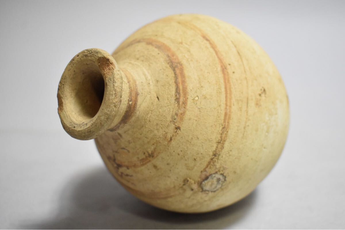 【英】A1200 時代 インカ彩文土器 ペルー アンデス 彩陶 土器 発掘 壺 瓶 骨董品 美術品 古美術 時代品 gi_画像10