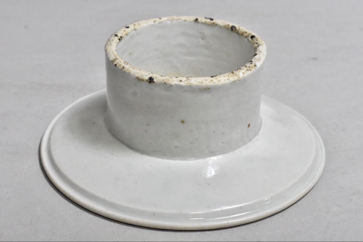 【英】A1243 時代 李朝白磁台鉢 中国美術 朝鮮 韓国 高麗 李朝 祭器 骨董品 美術品 古美術 時代品 _画像10