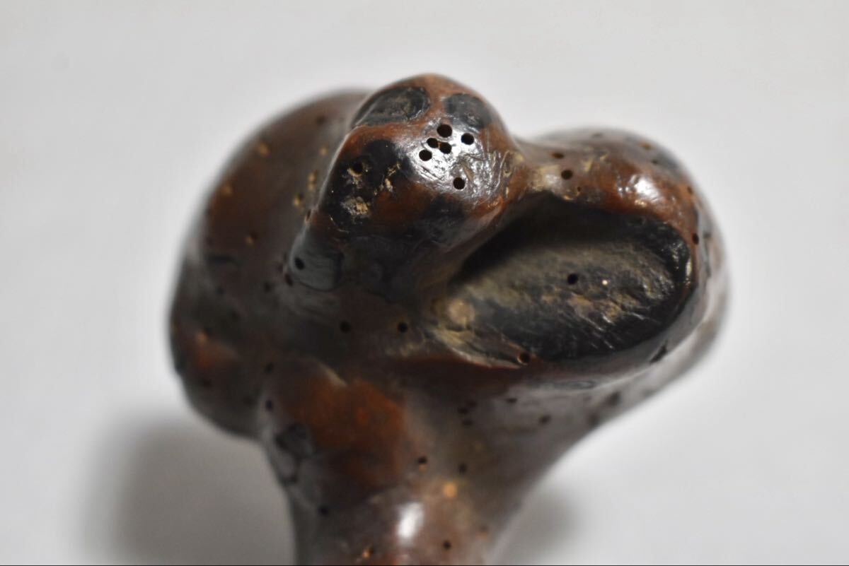 【英】A1254 時代 木彫如意 L32㎝ 中国美術 朝鮮 仏教美術 法具 置物 木製 彫刻 骨董品 美術品 古美術 時代品 ss_画像6