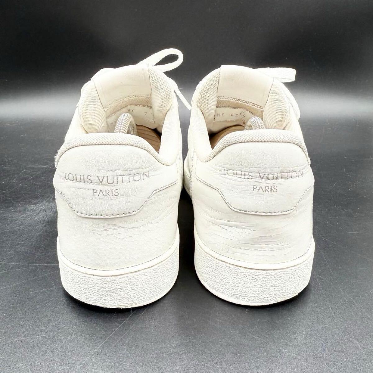 1 иен [ действующий прекрасный товар 24 год производства ] LOUIS VUITTON Louis Vuitton livoli линия Damier LVen Boss мужской спортивные туфли обувь обувь белый 26cm ранг 