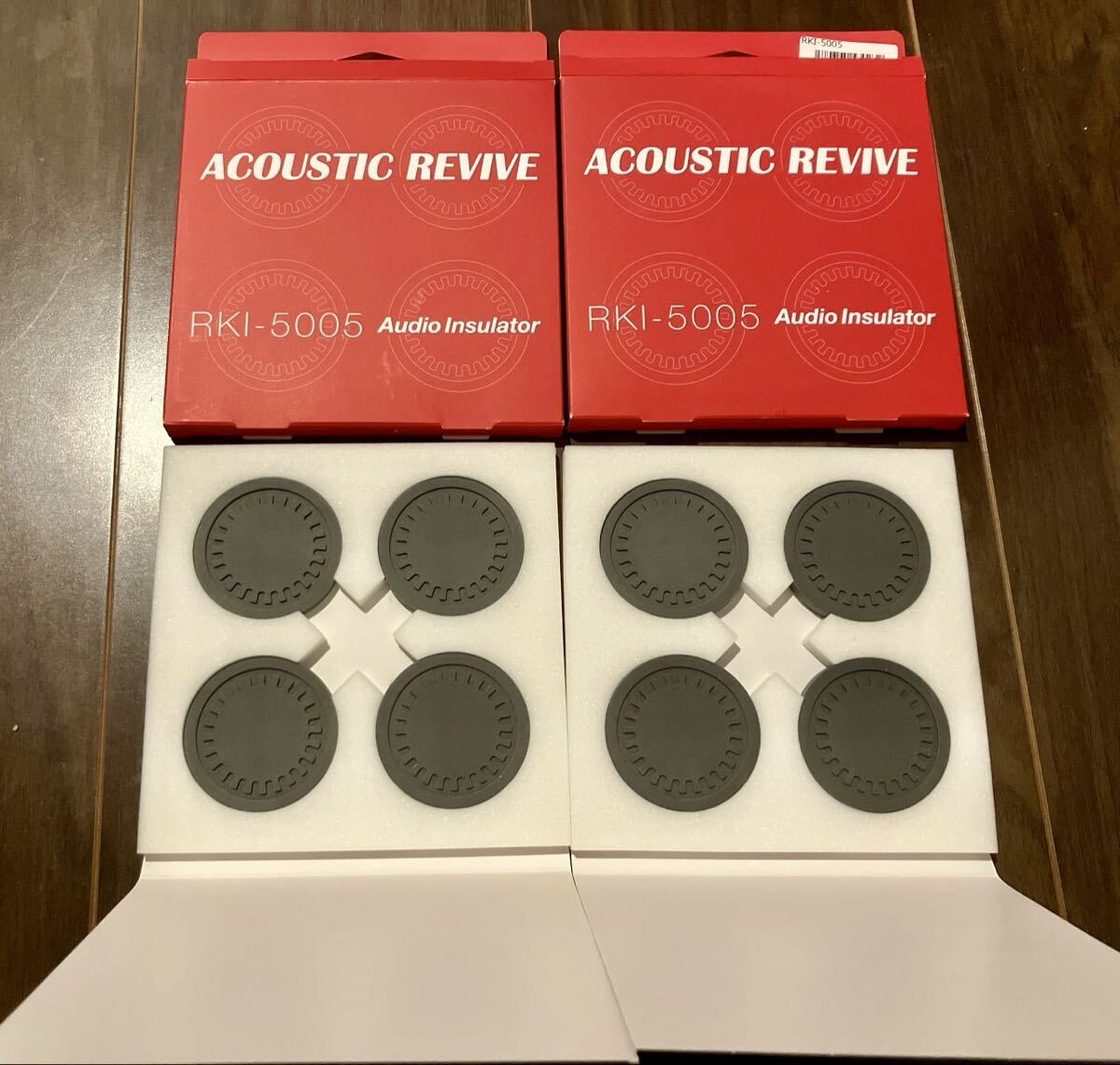 【美品】アコースティックリバイブ Acoustic Revive インシュレーター RKI-5005 2セット　 インシュレーター_画像1