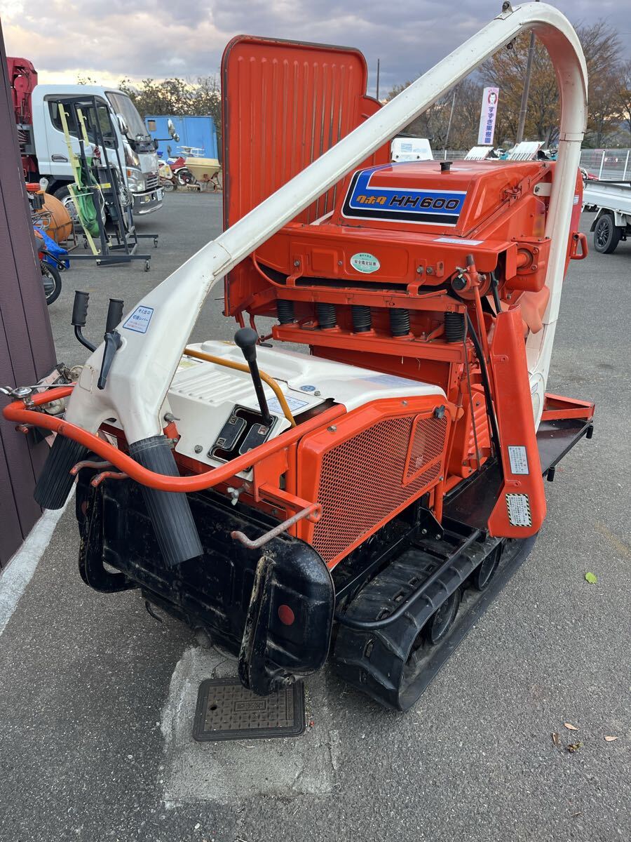 クボタ ハーベスタ ハーベスター HH600 ディーゼルエンジン5.5馬力 脱穀機_画像2
