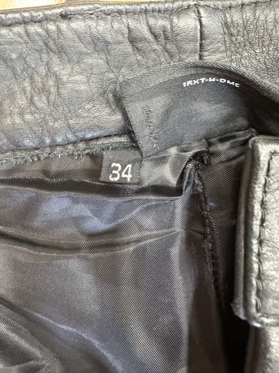 ハーレーダヴィッドソン　レザーパンツ 革パン ストレート　未使用に近い_画像4