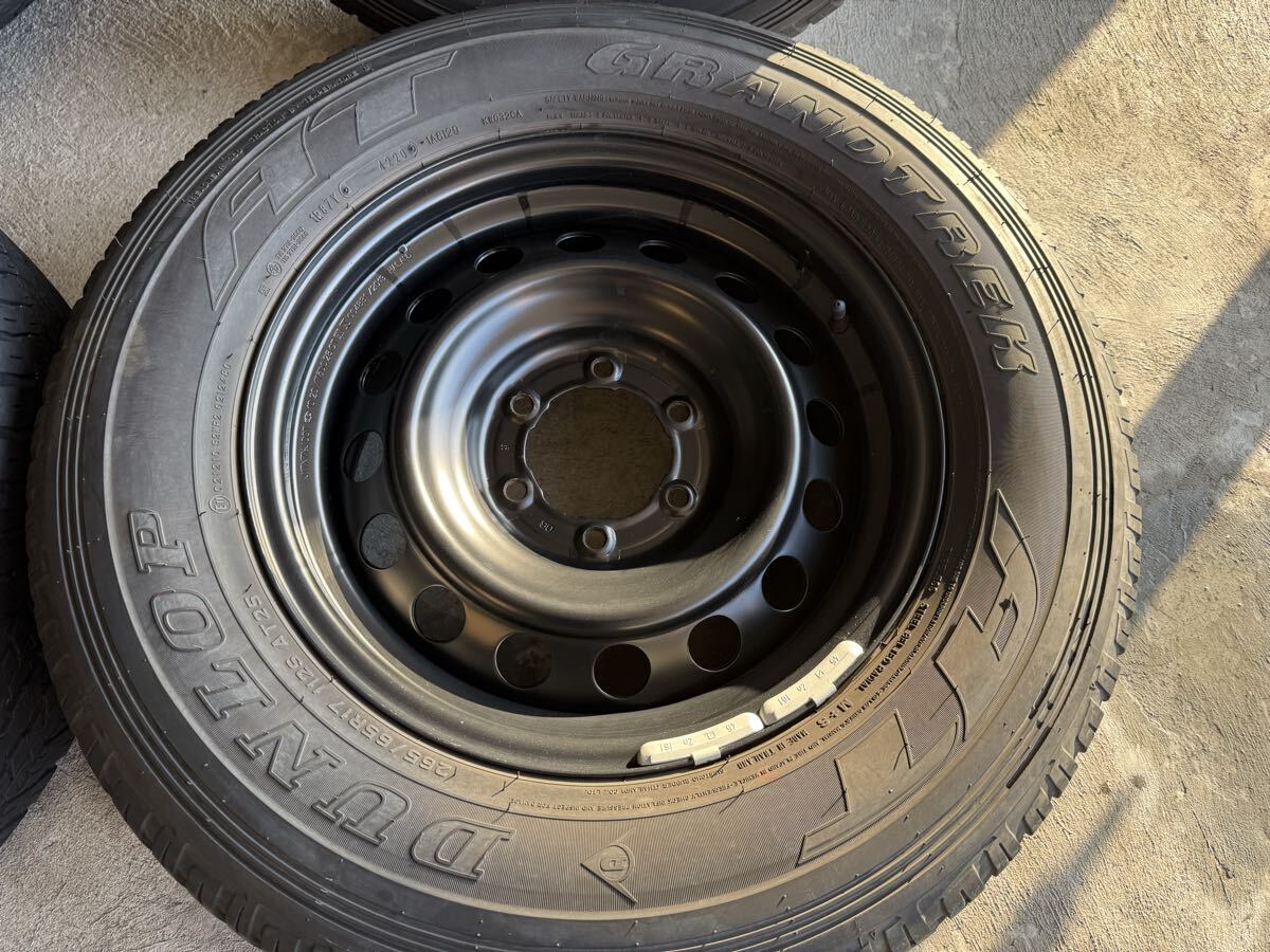 トヨタ FJクルーザー 純正 スチール　17インチ　7.5J PCD139.7/6H 265/65R17 4本_画像3