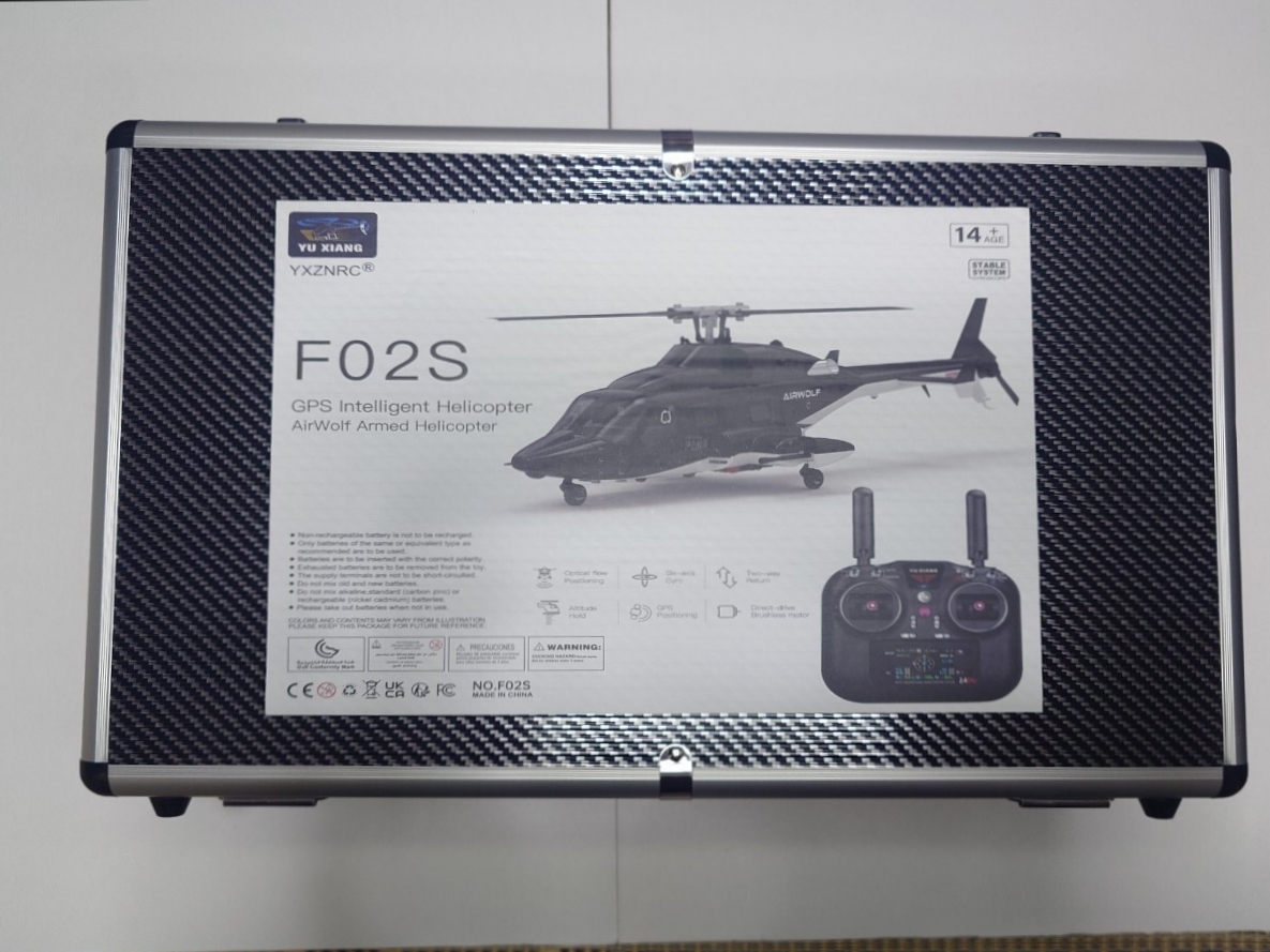 新品未フライト バッテリー2個 YUXIANG エアーウルフ　 F02S 1/34 RCヘリ ラジコンヘリ プロポ技適シール 6G 背面飛行 簡単な日本語説明書_画像7