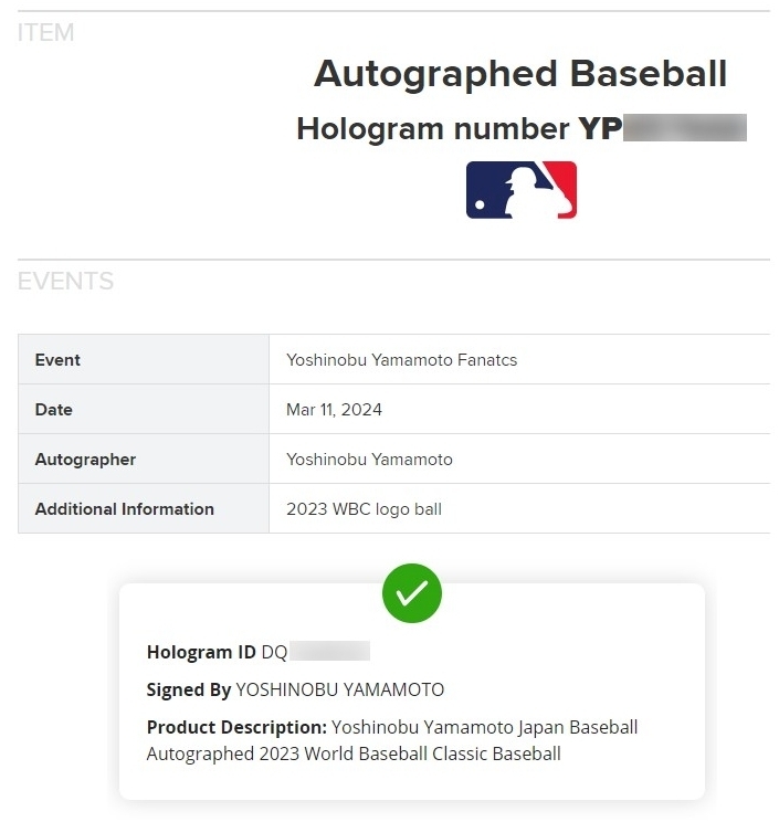 GE★山本由伸「MLBデビュー前初サイン会」直筆サイン+18入2023年WBC ワールドベースボールクラシック公式ボール#FANATICS/MLB機構#大谷翔平_画像4