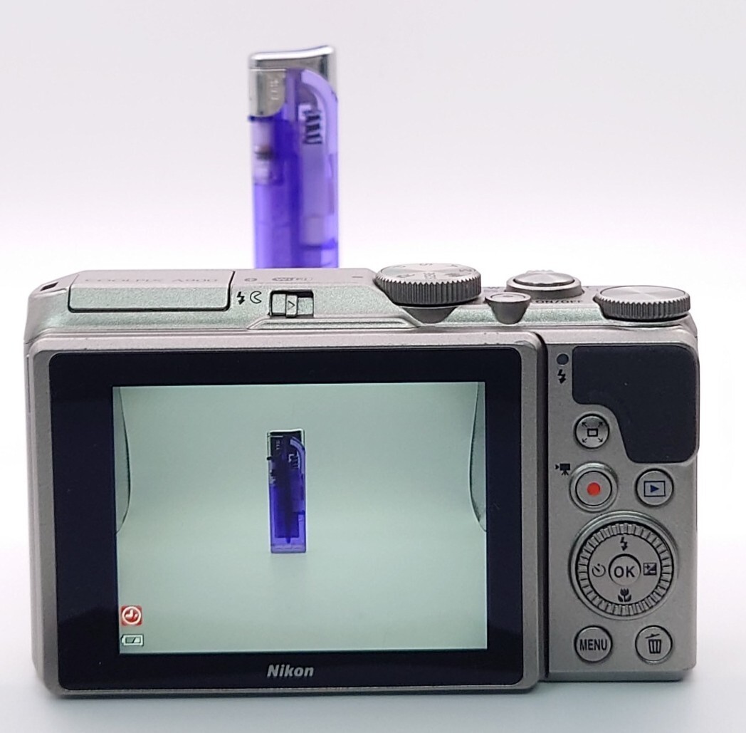 [KE1127-1] Nikon COOLPIX A900 темно синий teji4K NIKOKOR 35× WIDE OPTICAL ZOOM ED VR 4.3-151mm коробка с зарядным устройством электризация простой рабочее состояние подтверждено 