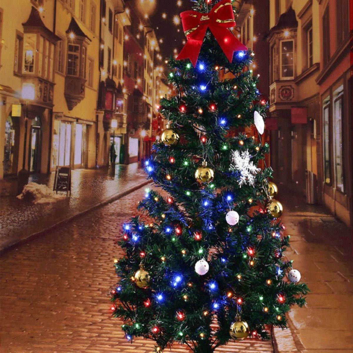 イルミネーションライト 10m 100球 カラフル LED 防水仕様 屋外照明_画像5