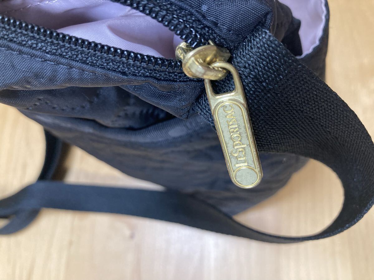 レスポートサック　ショルダーバッグ 黒　中古品_画像4