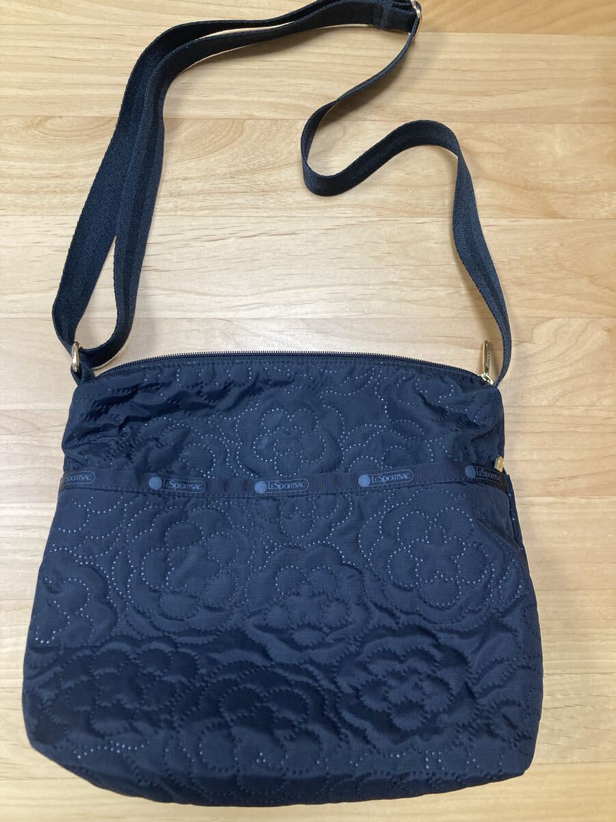 レスポートサック　ショルダーバッグ 黒　中古品_画像1
