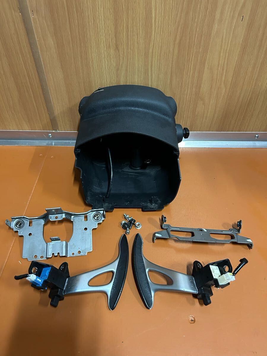 NISSAN 日産フーガ Y51 KY51 KNY51 HY51 370GT タイプS 純正 パドルシフト コラムカバー セット　動作確認ok _画像8