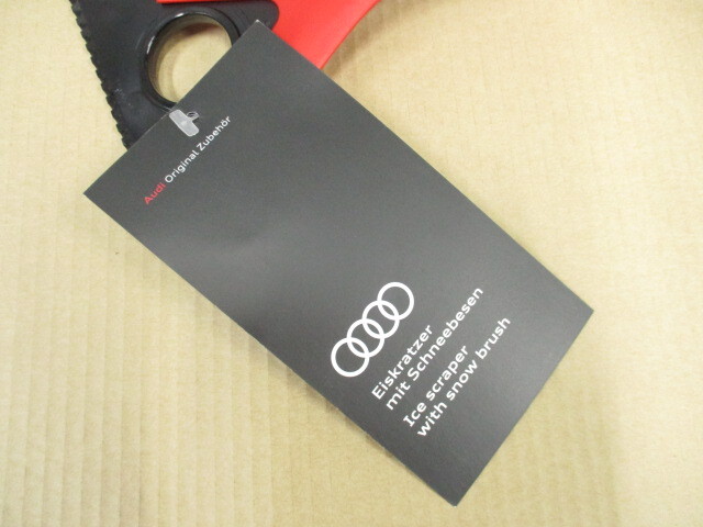 未使用 アウディ スノーブラシ アイススクレーパー ワイパー 雪下ろし 除雪_画像5