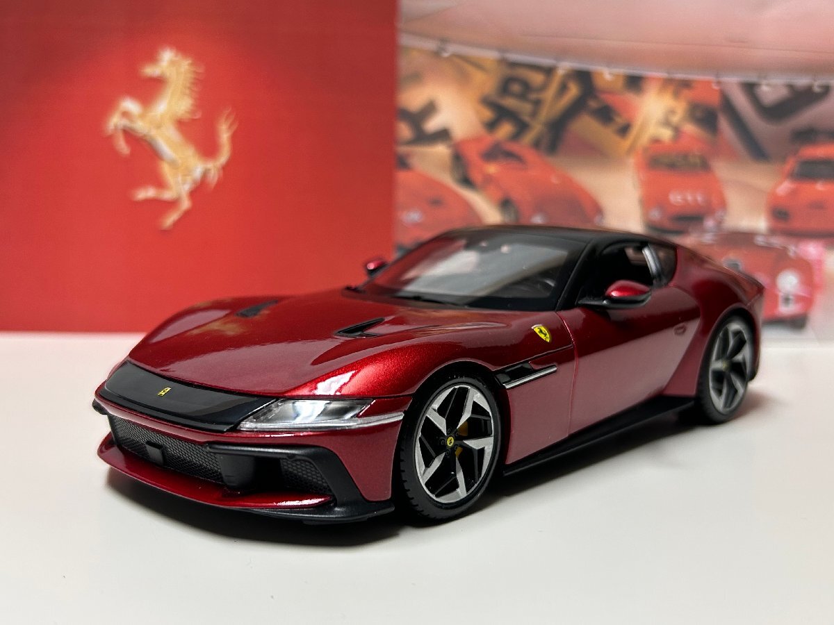 Burago 1/24 Ferrari 12Cilindri красный металлик BBurago Ferrari Chile ndoli миникар 
