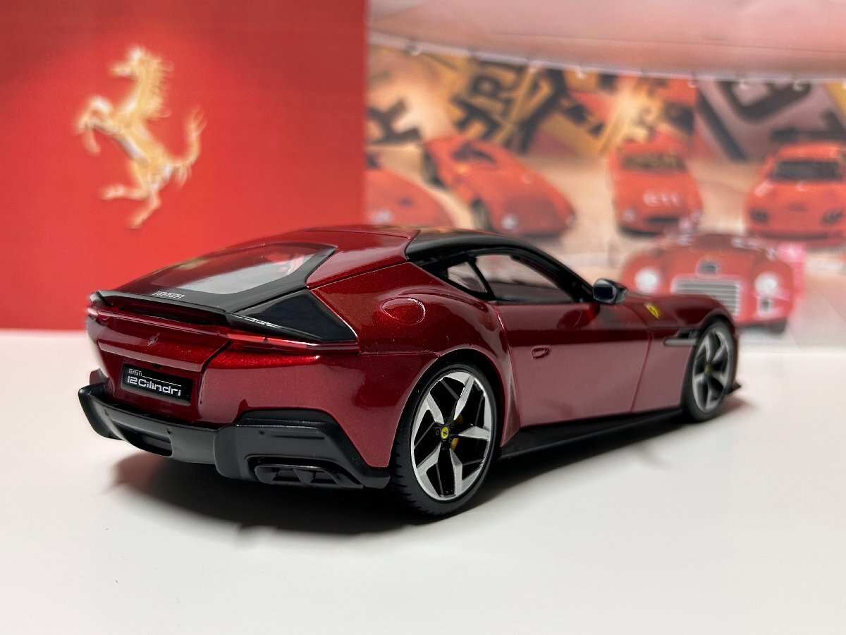 Burago 1/24 Ferrari 12Cilindri красный металлик BBurago Ferrari Chile ndoli миникар 