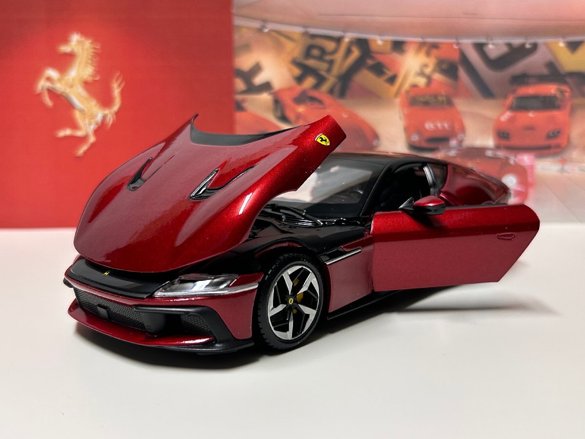 Burago 1/24 Ferrari 12Cilindri красный металлик BBurago Ferrari Chile ndoli миникар 