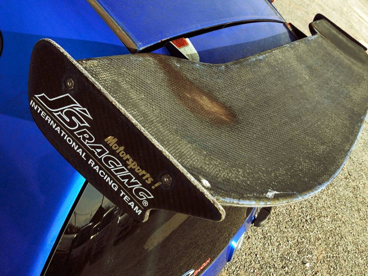 フィットGD3外し　ジェイズレーシング J's RACING3D GTウイング　カーボン製【中古】_画像2