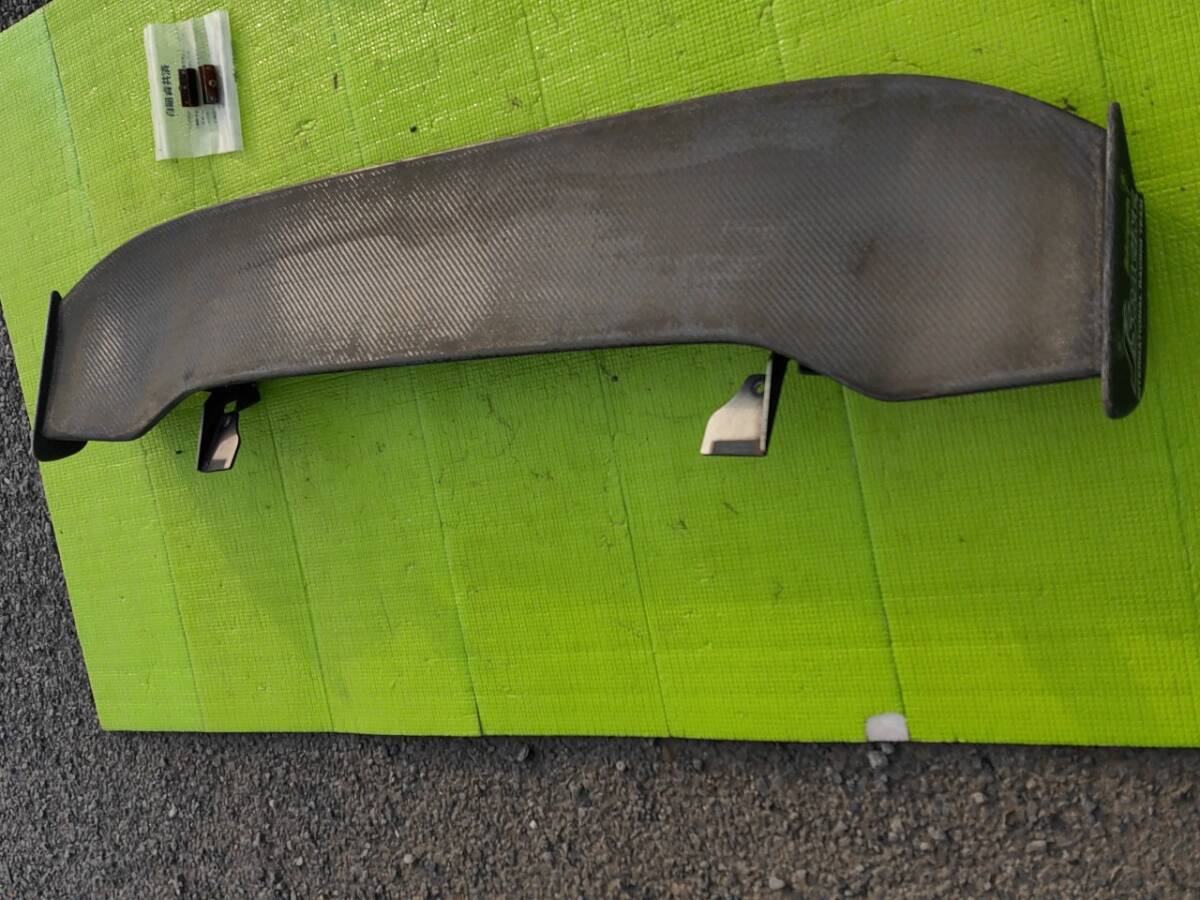 フィットGD3外し　ジェイズレーシング J's RACING3D GTウイング　カーボン製【中古】_画像3