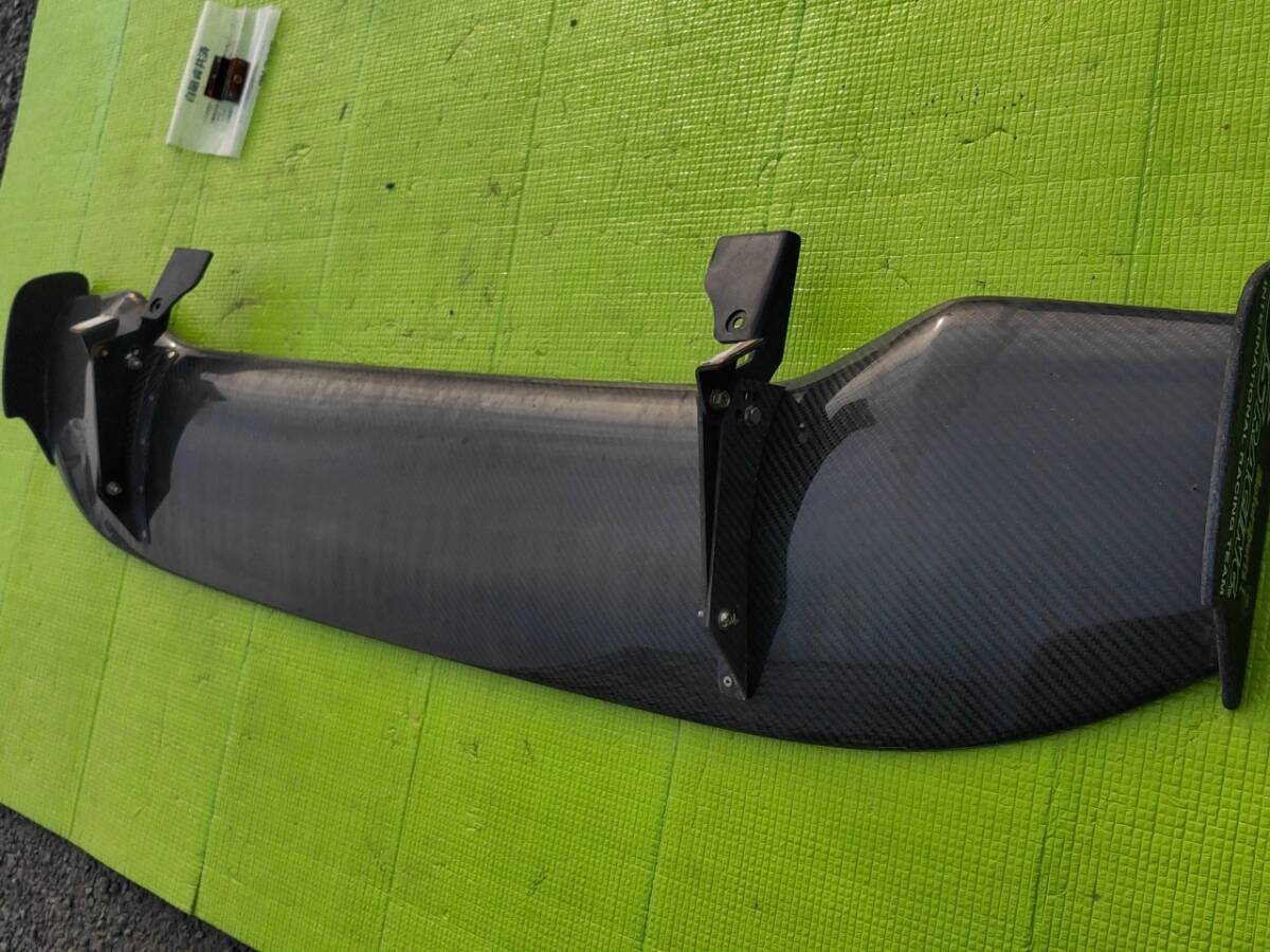 フィットGD3外し　ジェイズレーシング J's RACING3D GTウイング　カーボン製【中古】_画像8