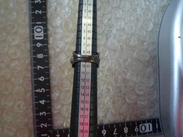 送料無料 SILVER925 シルバー925 ターコイズ リング 指輪 9号 現状渡し品_画像6