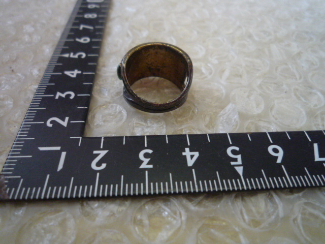 送料無料 SILVER925 シルバー925 ターコイズ リング 指輪 9号 現状渡し品_画像3