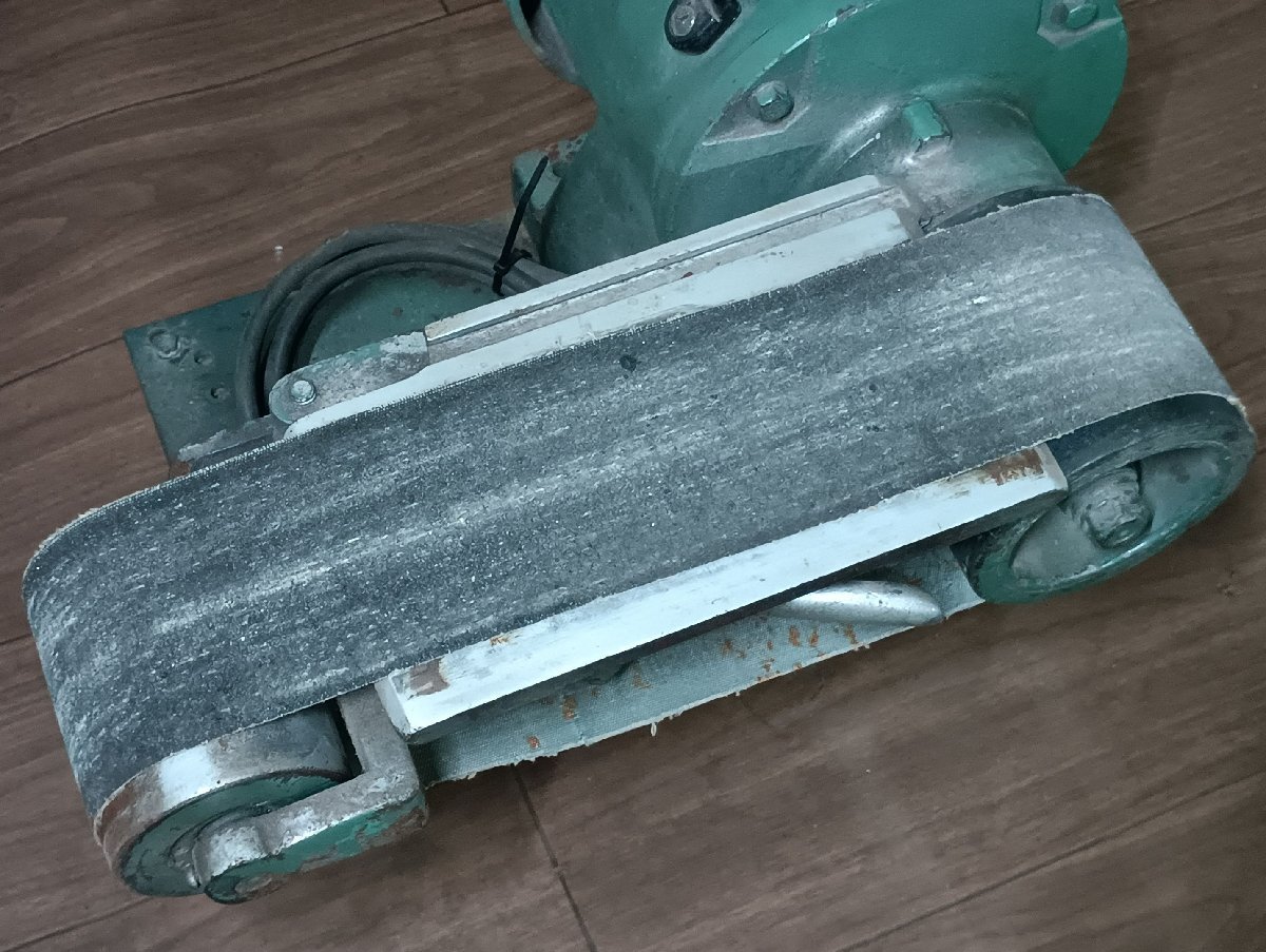 * площадка использование *[mizuho/miz ho электрический Belta -BAA ремень ширина 100mm 100V ленточно-шлифовальный станок ленточно-шлифовальный станок полировка шлифовка Matsushita электроинструмент ]Q11123