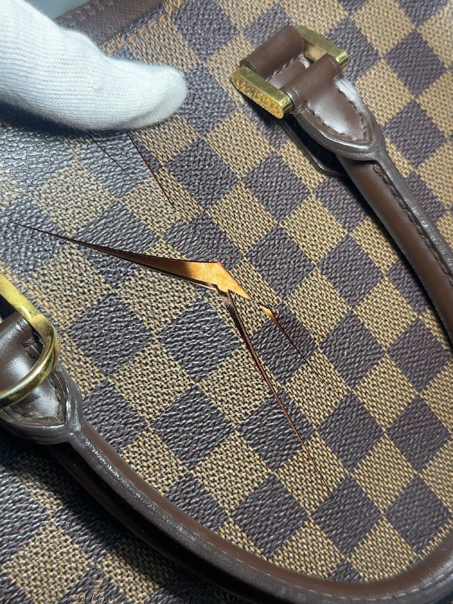 ♪【ルイヴィトン ダミエ トリアナ N51155 廃番 ハンドバッグ レディース 人気 ブランドバッグ ショルダーバッグ　】OK21017_画像10