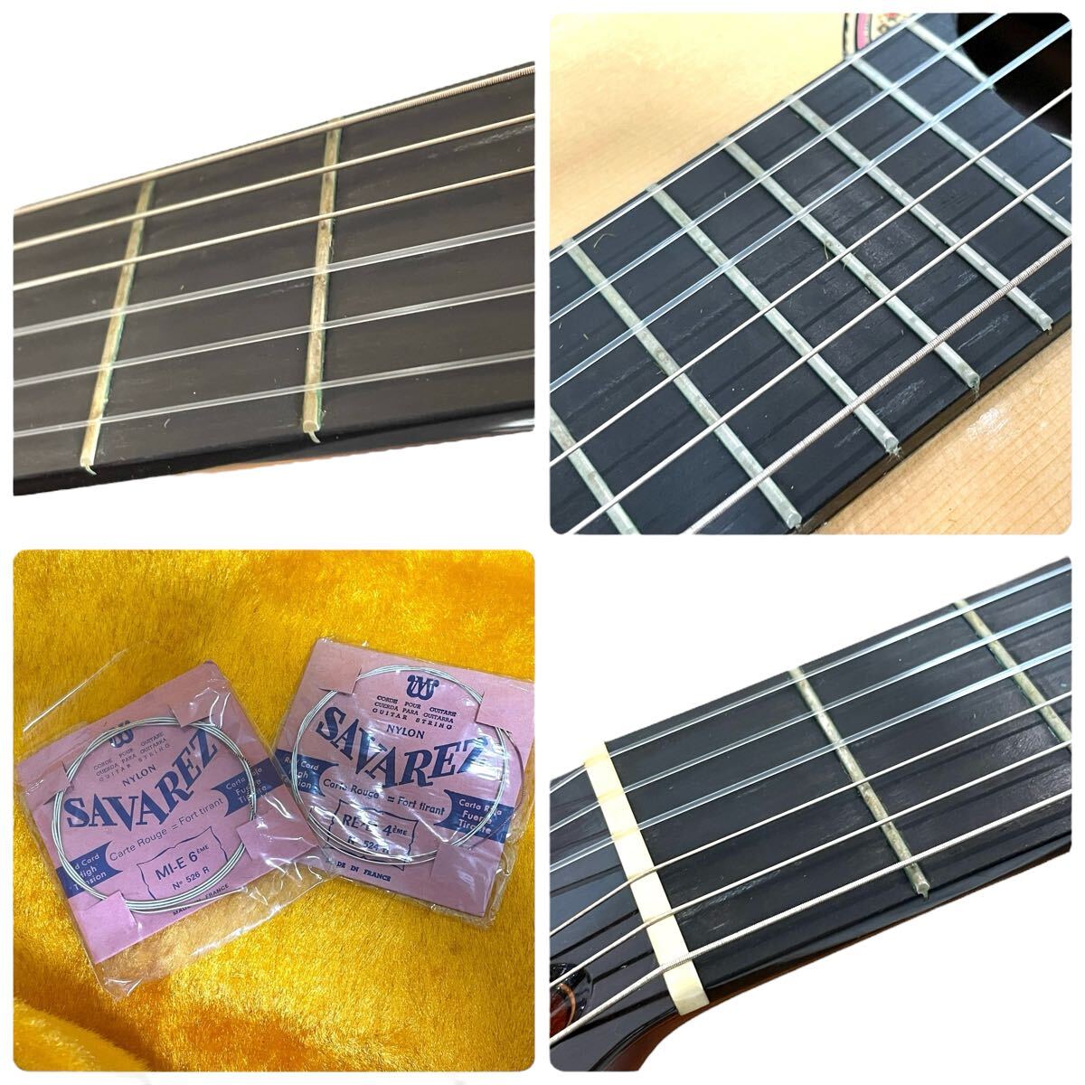 【美品 激レア】MITSURU TAMURA モデル1000 クラシックギター 田村満 ハードケース付き　1972製　国産　日本製　工房　希少品　高級ギター_画像8