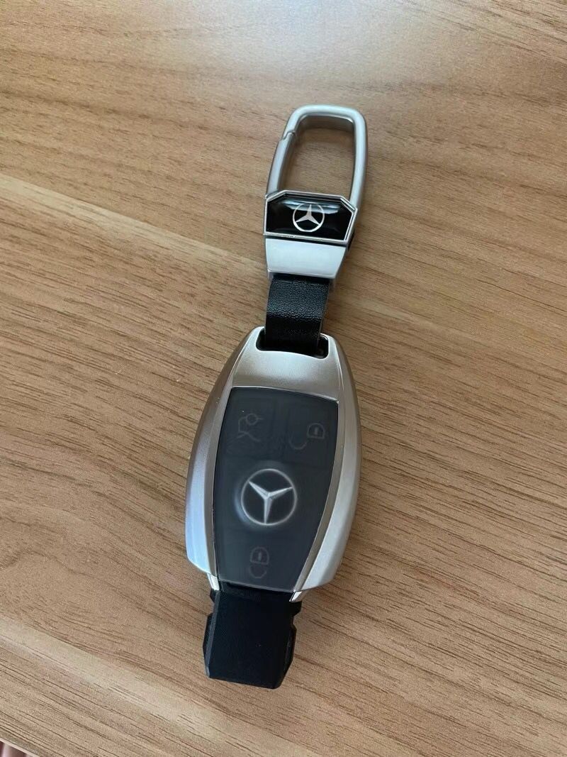 メルセデスベンツ キーケース アルミ合金製 Benz キーカバー キーホルダー A B C E S クラス GLA GLB GLC GLE GLS スマートキー キーレス_画像9