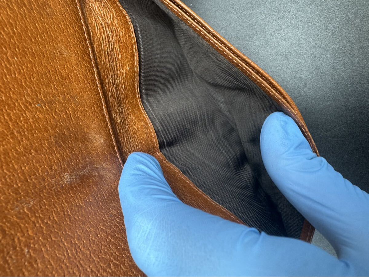 GUCCI GGキャンバス 長財布 ブラウン　箱　ショッパー_画像7