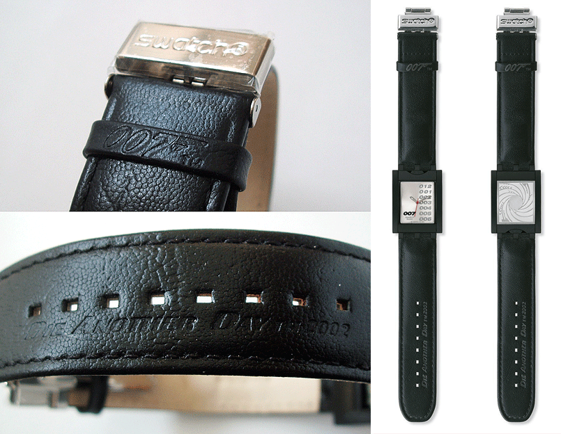 入手困難品★007×SWATCH★コラボモデル★未使用品2本と一部機能故障品3本★電池交換済み★ジェームズ・ボンド★オメガ好きも見てね_画像6
