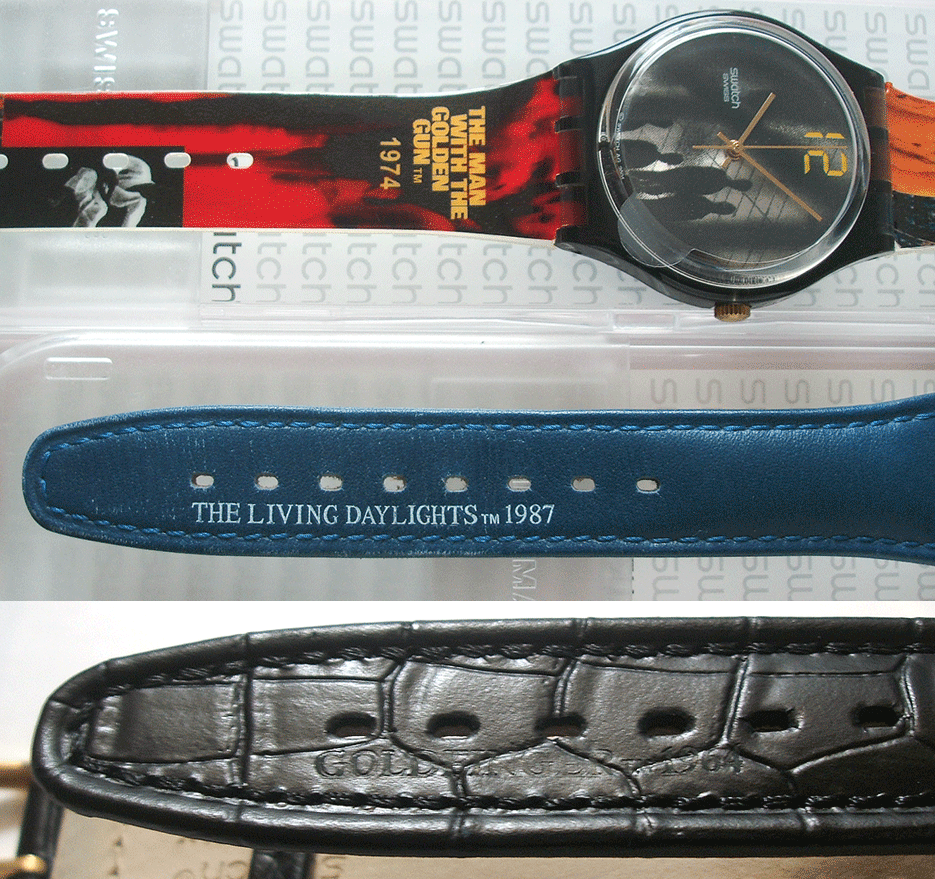 入手困難品★007×SWATCH★コラボモデル★未使用品2本と一部機能故障品3本★電池交換済み★ジェームズ・ボンド★オメガ好きも見てね_画像8