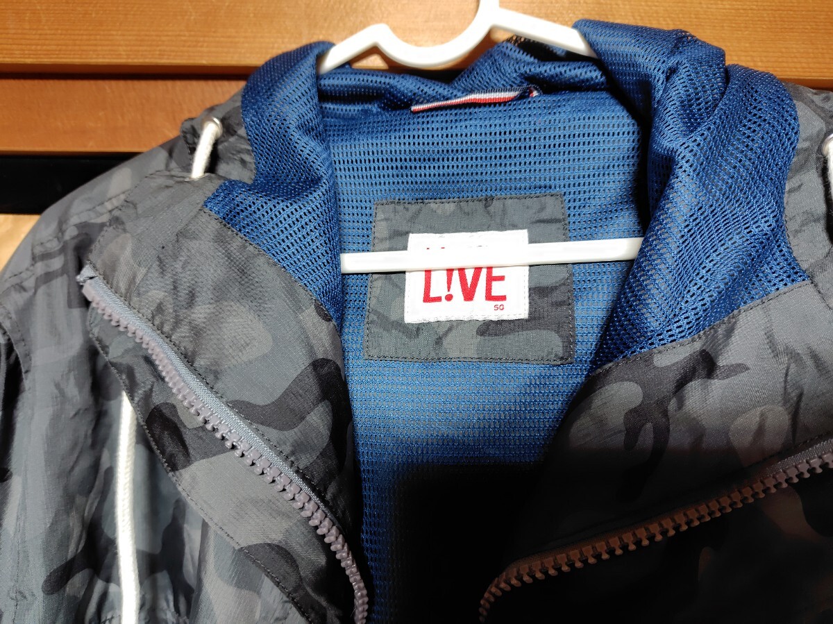 ラコステ ブラックレーベル LACOSTE BLACK LABEL LL XL 古着 中古格安 迷彩 CAMO ウィンドブレーカー USL 5 ジャンパー マウンテンパーカー_画像2