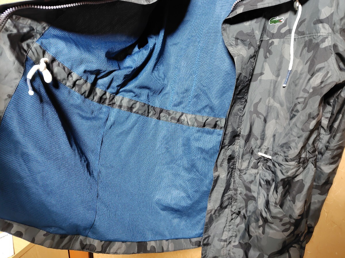 ラコステ ブラックレーベル LACOSTE BLACK LABEL LL XL 古着 中古格安 迷彩 CAMO ウィンドブレーカー USL 5 ジャンパー マウンテンパーカー_画像5