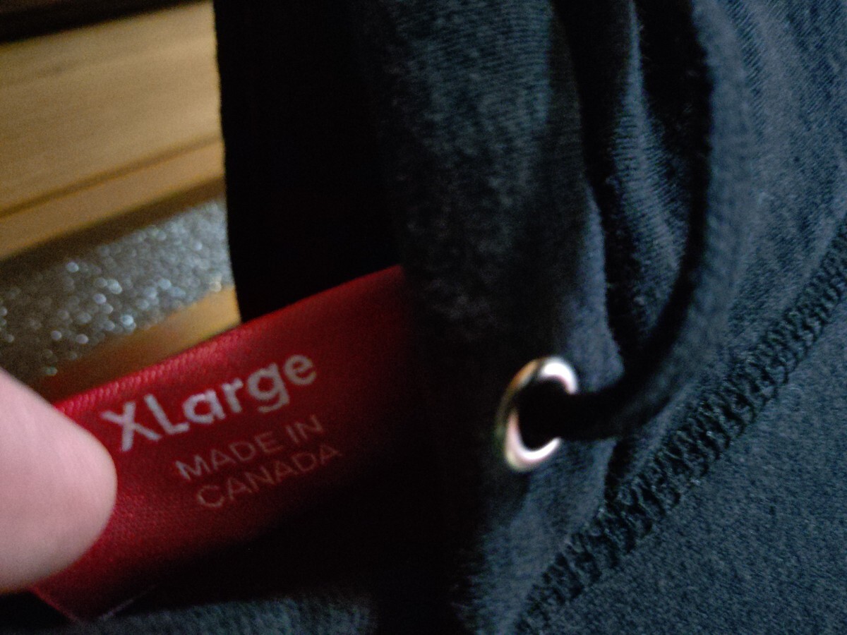 希少XL　Supreme 19SS Apple hooded パーカー　BLACK アップル_画像3