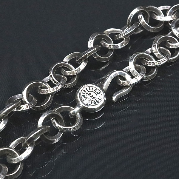 【広尾店】 クロムハーツ CHROME HEARTS シングルBリングブレス ブレスレット メンズ シルバー SV925 【17549】_画像4